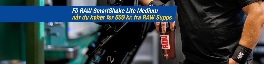 Køb RAW Supps for 500 kr, få gave!